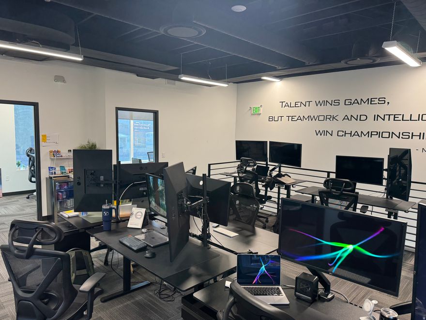 6 Month Lease Available.  Beautiful and excellent Open Modern Office space with open exposed ceilings, lots of glass, and fresh and new.  Convenient and close access to I-15, State Street, public transportation, restaurants, and shopping. High end modern finishes. . . . New Clean and comfortable: 4 larger offices, 1 small office, excellent break room, ensuite bathroom, and lots of open space for desks, tables, cubes, and more. Call for your private Tour.  Available immediately.  6 Month or more Lease is available.  Call for details.