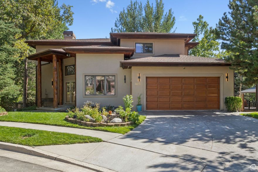 WOW! What a Find! Stunning home in Willowcreek backing directly to Cottonwood Creek. Perfectly manicured yard, large mature trees that offers complete privacy. Tons of upgrades inside and out. Enjoy two recently updated decks-one overlooking the creek and the other right off the house-all just minutes from world-class ski resorts.  Step through the front door to rich wood beams, vaulted ceilings, and thoughtful architectural details. Double-sided fireplace adds warmth and beauty to the main living area. Recently updated kitchen that features crisp white cabinetry, a beautiful backsplash, double ovens, and a new cooktop built into the island. Large windows fill the home with natural light, creating an open, airy feel.  Spacious primary suite that offers a newly renovated spa-like ensuite bathroom with a steam shower, multiple shower heads, custom lighting, heated floors, and a freestanding soaking tub.  Downstairs, 9-foot ceilings open to a large family room, additional bedrooms, and a generous flex space-perfect for a home theater, gym, or guest suite.  Don't wait, this rare creekside retreat combines privacy, beauty, and convenience in one exceptional property. Come and see it before it's gone!