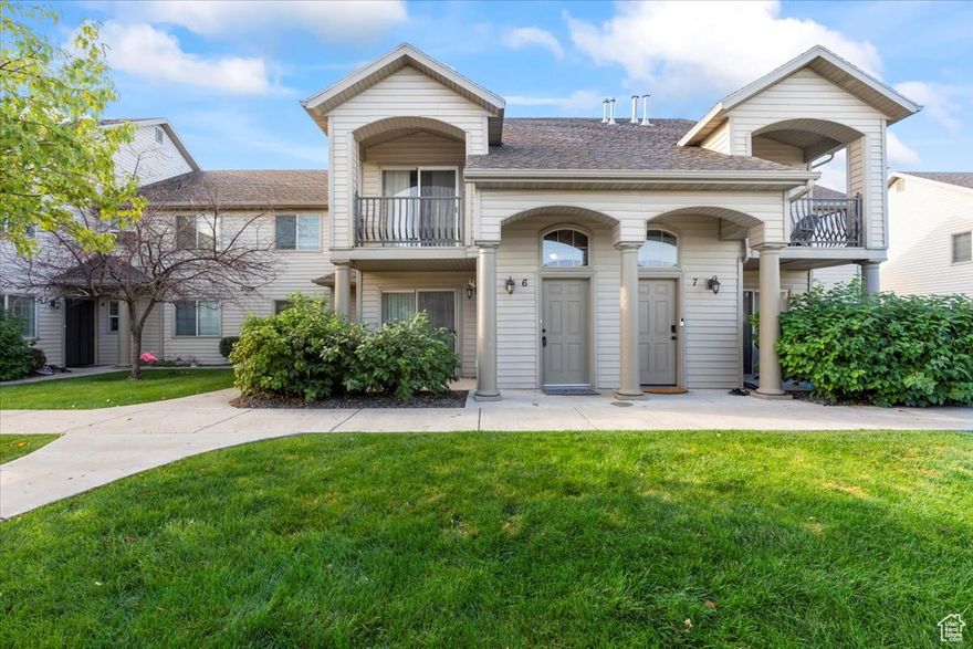ASSUMABLE LOANS UPON QUALIFYING! A RATE of 3.125% on the First Loan of about $292,956 with a Payment of $1752.52,  and a Rate of 5.125% on a Second Loan of about $17,151 with a Payment of $99.30. Both Assumable upon Qualifying. This 3 Bedroom 2 Full Bathroom Condo has an Open Feel Through the Kitchen, Family Room, and Dining Area. The Bedrooms are a Nice Size. The Main Bedroom has it's Own Full Bathroom. The Family Room has Vaulted Ceilings. There is also a Covered Private Deck, and a Single Car Garage. The Garage is Directly in Front of the Home, and there is a Nice Large Grass Area behind the Home. The Clubhouse and Pool are Directly to the East of the Building.  This Home is Just Minutes from I-15, Shopping and Dining. Short Drive to UVU and BYU. Schedule Your Showing Today and Don't miss out on Your Chance for a Great Interest Rate!