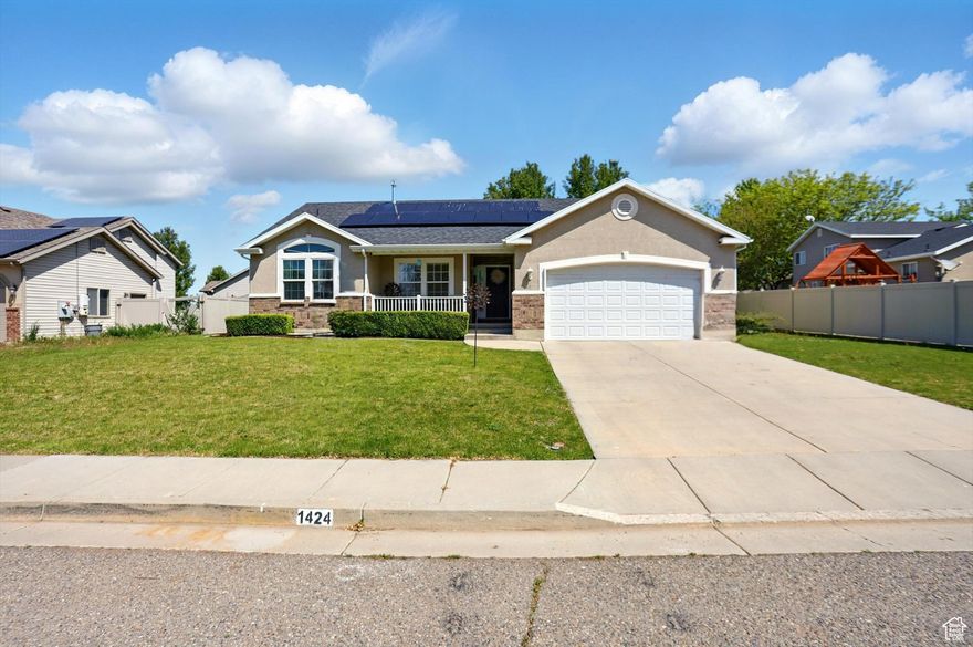 Tucked away in a quiet, well-kept neighborhood, this spacious 5-bedroom, 3-bathroom home offers the ideal blend of comfort, space, and convenience. Solar panels will be paid off with purchase making power bills oh-so affordable. With a fully finished basement, there's room for everyone-whether you're hosting guests, growing a family, or carving out space for hobbies and home offices.  You'll love the inviting layout, natural light, and the sense of community that comes with this sought-after location. Whether you're relaxing inside or enjoying the quiet charm of the street, this home checks all the boxes for easy living in a prime spot.  Square footage figures are provided as a courtesy estimate only and were obtained from county records.  Buyer is advised to obtain an independent measurement.