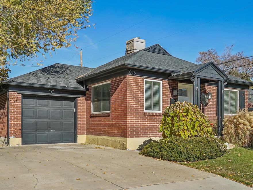 The hard work has already been done for you on this Rose Park rambler: updated plumbing, electric, and a new roof. Step outside to your own private, serene backyard with inviting gathering spaces and easy maintenance landscaping. The location provides access to downtown, freeways, shopping, and amenities like Steenblik Park just steps from your front door. Other recent updates: water heater (2019), 95% efficiency furnace (2020), evaporative cooler (2024), shower surround (2025) and  new carpet (2025). The basement has a dedicated space for a second bathroom. This home was featured in the 2024 Preservation Utah home tour. Special financing available through funds allocated by Zions Bank for the Community Reinvestment Act (CRA) offering 3% down and no mortgage insurance. Note: All square footage figures are provided as a courtesy estimate only and were obtained from MLS. The buyer is advised to obtain an independent measurement.