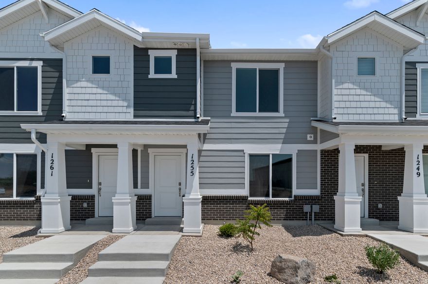 The Montebello is a two-story townhome that offers 3 bedrooms, 2 bathrooms and a 2-car garage with a functional and open main floor layout. Interior features include quartz countertops, laminate flooring, modern cabinetry, and large pantry. Upstairs includes a walk-in laundry room, full bath, and a large primary suite with walk-in closet and private bath. The Home comes with a Smart Home Package, radon system, and builder warranty. Actual home may differ in color/material/options. Pictures are of finished homes of the same floor plan and may contain options/upgrades/ decorations/ furnishings not available at the advertised price. No representation or warranties are made regarding school districts and assignments; conduct your own investigation regarding current/future school boundaries. Buyer to verify all information.