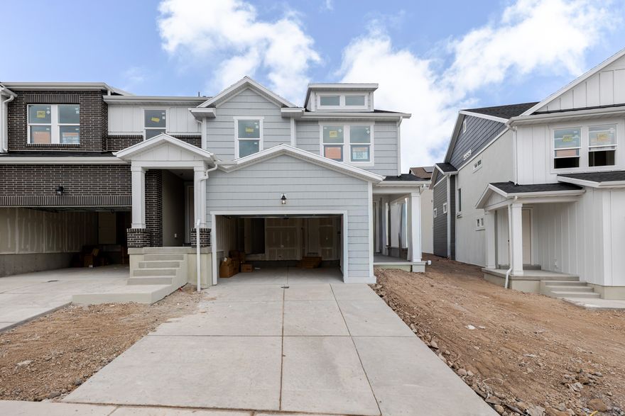 Discover the perfect mix of comfort and convenience with your new townhome at Ridgehorne! This up-and-coming community is part of the beautiful Mt. Saratoga master plan, featuring parks, trails, and expansive open spaces. You'll love the added amenities, including a clubhouse, pool, basketball court, bark park, playgrounds, and more! Plus, Ridgehorne offers easy access to Utah Lake, The Ranches Golf Club, local shopping and dining, and Pioneer Crossing for a smooth commute. Reach out today to learn more or schedule your visit!