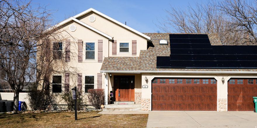 ***$10,000 paint / cosmetic repair / upgrade allowance at closing!*** With so many upgrades and owner investments, totaling over $160,000, there isn't much you'll have to do or worry about. This lovely custom home on a .22 acre large corner lot with mature trees has many recent upgrades, most notably, a gorgeous, well-planned kitchen.  Newer HVAC, a tankless water heater, and a new central vacuum add value and stress-free living. The main floor boasts a flex room with custom-built-in cabinets, useful for a formal area or office. The new kitchen holds a large island, laminum countertops, recessed lighting, and new white cabinets with sliders and dividers to create customized organization, as well as a walk-in pantry with a vintage door. The spacious eating area, featuring a bay window seat, leads to a vaulted, sunken family room with custom wainscoting and opens onto the pergola-covered Trex deck. The main level has a built-in sound system, new recessed lighting, and a remodeled half bath with penny tile. On the upper level is a vaulted primary bedroom and en-suite bathroom with a jetted tub, along with three bedrooms, one of them being large enough for a game room! The laundry room on the upper level sits across from the full bathroom. Skylights in the bathroom and laundry room allow for natural light. The lower level has a nice family room, 3/4 bathroom, and a tiled room that can be used as an office or bedroom. Glass french doors lead to a multi-purpose room equipped with a full sink, countertops, and cabinets. The room was used for a craft room and can easily be used as a kitchen by adding a small fridge and using an air fryer or microwave. The fully fenced yard holds a shed and mature trees visible from the covered deck. A large shed will remain for your use. Solar panels, with $34,000 remaining, will be paid off before settlement!  The three-car garage has lots of space for storage. EV charger is excluded. The back yard sheds and chicken coop will remain.  The three-car garage features ample built-in storage, a workbench, and a window and door that lead to the backyard. The owners wish to sell the home as-is, meaning minor cosmetic flaws will not be repaired. The home is empty and ready for you to move in!  Included in the sale are two bins of custom Christmas lights in the garage with a map laying out how to install them.  Square footage figures are provided as a courtesy estimate only and were obtained from county records. Buyer is advised to obtain an independent measurement. Make an offer! All reasonable offers will be considered.  Estimated upgrades worth over $160,000.