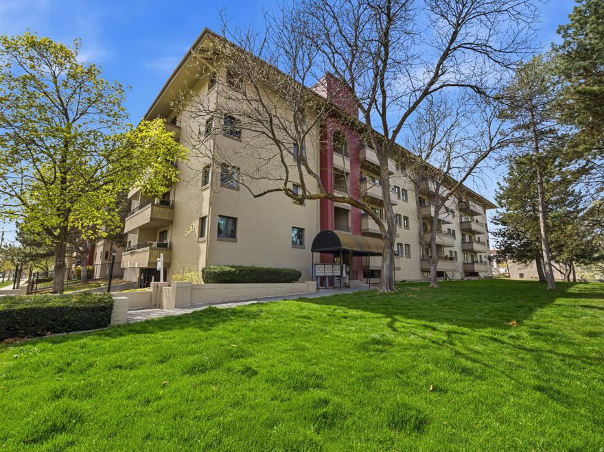 Downtown Living, Elevated. Welcome to one of downtown Salt Lake City's most sought-after addresses - where the energy of the city meets the serenity of the mountains. This stunning 2-bedroom, 2-bathroom condo has been thoughtfully updated with new countertops, kitchen appliances, new flooring, and crisp designer paint, creating a move-in ready retreat that feels brand new. Step onto your private east-facing balcony - freshly finished with newer Trex-style decking - and drink in sweeping Wasatch views, a rare luxury in this price range. Inside, every detail has been curated for the discerning urban professional who refuses to compromise on quality or convenience. The amenities deliver: pool, tennis and pickleball courts, coveted garage parking with additional storage, and digital keypad entry - all just steps from your door. Google Fiber connectivity keeps you seamlessly connected. Water, sewer, and garbage are covered, so you can focus on living, not logistics. Positioned at 530 S. 400 E., you're moments from the finest dining, nightlife, arts, and trails the city has to offer. 896 square feet of pure downtown sophistication.