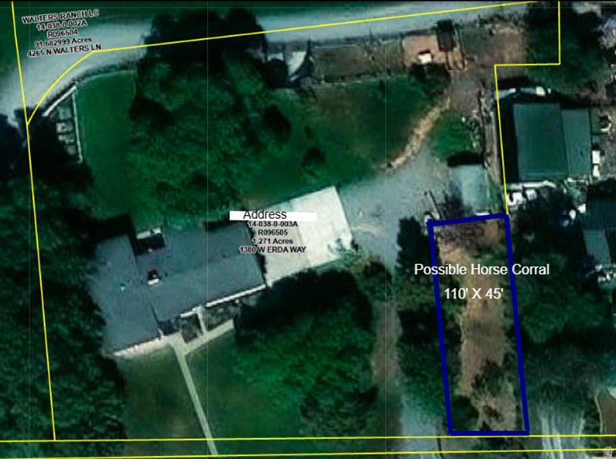 Enjoy peaceful country living in the heart of Erda! This property offers plenty of space to spread out and enjoy the beauty of rural Utah while still being just a short drive from Tooele's shopping, dining, and everyday amenities. The spacious lot provides room for outdoor living, hobbies, and more. A great opportunity to enjoy quiet surroundings with convenient access to town.