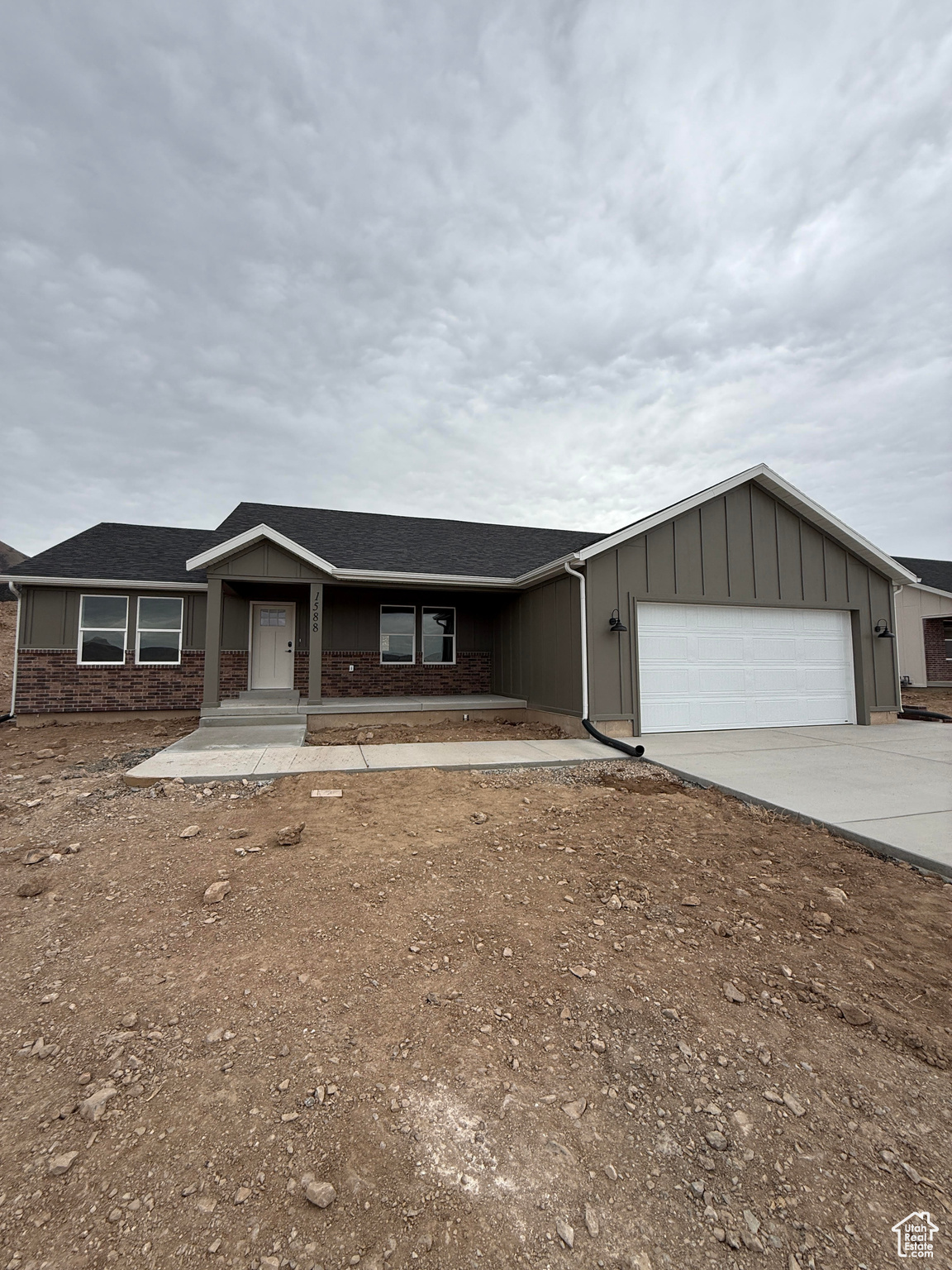 Brand New Home in Nephi, Utah This immaculate, brand new home offers modern living in a highly desirable location. Featuring 3 bedrooms, 2 bathrooms, and an unfinished basement with private entrance, this property provides endless opportunities, including the potential for a basement rental unit. Home features: -Vaulted Master suite with a private bathroom and spacious walk-in closet. -Vaulted Open concept living area, perfect for entertaining or family gathering. -Durable and stylish LVP flooring throughout with carpeted bedrooms and stairs. -Custom cabinets paired with sleek quartz countertops in the kitchens and bathrooms. -Brand new appliances included: fridge, range, dishwasher, and microwave. -Spacious 2 car garage. -Lot size: 0.22 acres, with a yard that has been graded and prepped for future landscaping. Location highlights: -Close to hospital, grocery store, and schools. -Nestled in a quiet, family-friendly neighborhood while still offering easy access to local amenities. With its modern features, thoughtful design, and prime location, this home is ready for you to make it your own. Whether you're looking for a new home or an investment opportunity, this is a must see! Schedule a showing today! Taxes have not been assessed. Square footage as per seller, buyer to verify.