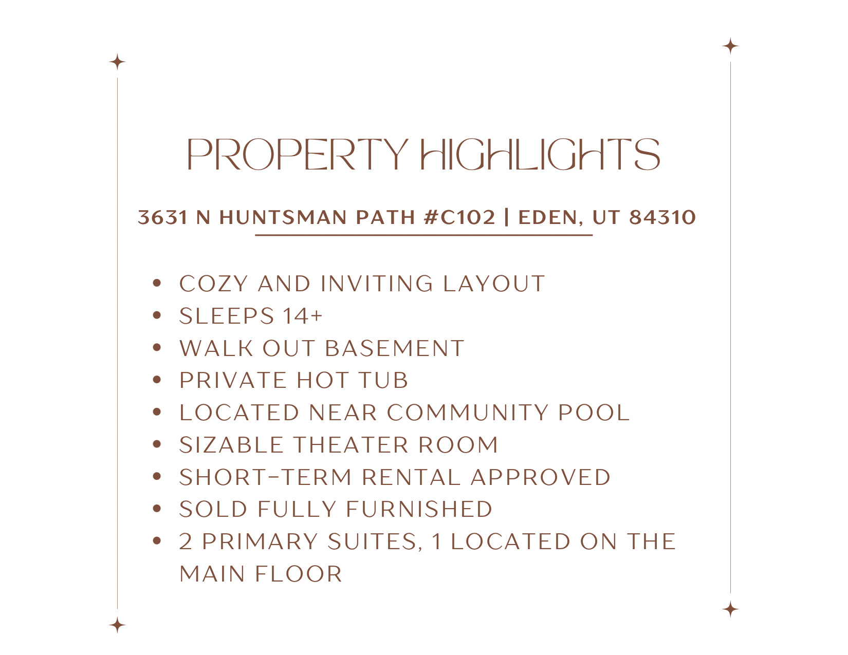 CASCADES AT MOOSE HOLLOW - Residential