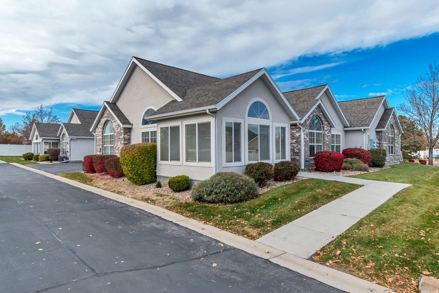 Located in the desirable 55+ community of Hunter Villas, this charming single-level condo offers an exceptional opportunity to customize and create your dream home. Featuring 2 bedrooms, 2 bathrooms, an office and bright sunroom, the home provides a spacious layout perfect for comfortable everyday living. The open-concept features vaulted ceilings and a cozy gas fireplace, creating a warm and inviting atmosphere. A spacious primary suite offers privacy, while the additional bedroom and office provide flexibility for guests, creative projects, or workspace. Additional storage in garage. With solid bones and a desirable floor plan, this home offers great potential for updates and personalization. Aggressively priced to reflect updates needed - a great opportunity to add your personal touch and build instant equity. Enjoy the peaceful surroundings and vibrant community amenities of Hunter Villas, including a clubhouse, pool, fitness center, theater room, and walking paths - perfect for an active and social lifestyle. Whether you're looking to remodel to your taste or invest in a home with great potential, this property offers the perfect combination of value, location, and opportunity. Square footage figures are provided as a courtesy estimate only and were obtained from tax records. Buyer advised to obtain independent measurement and verify all information.