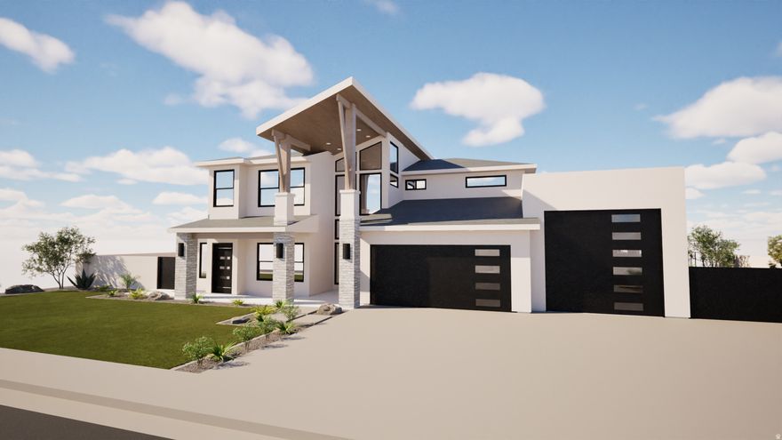 Striking new construction with modern design and flexible living spaces. This 5 bed, 4.5 bath home features an attached casita ideal for guests or potential rental income. A 2-car garage plus oversized RV/boat garage and additional parking offer exceptional functionality. The thoughtfully designed layout includes an extra upper-level family room, a dedicated theatre, and a spacious primary suite with a second laundry area. Enjoy seamless indoor-outdoor living with a covered deck and patio, perfect for entertaining or relaxing. A rare combination of style, space, and versatility in a beautifully designed spec home! Outdoor living is equally impressive with a covered deck and patio, perfect for relaxing or hosting gatherings while enjoying the surrounding views. utdoor living is equally impressive with a covered deck and patio, perfect for relaxing or hosting gatherings while enjoying the surrounding views. Clean architectural lines, modern finishes, and a well-planned layout make this home as functional as it is striking. A rare combination of design, space, and versatility this home is built to support the way you live today.