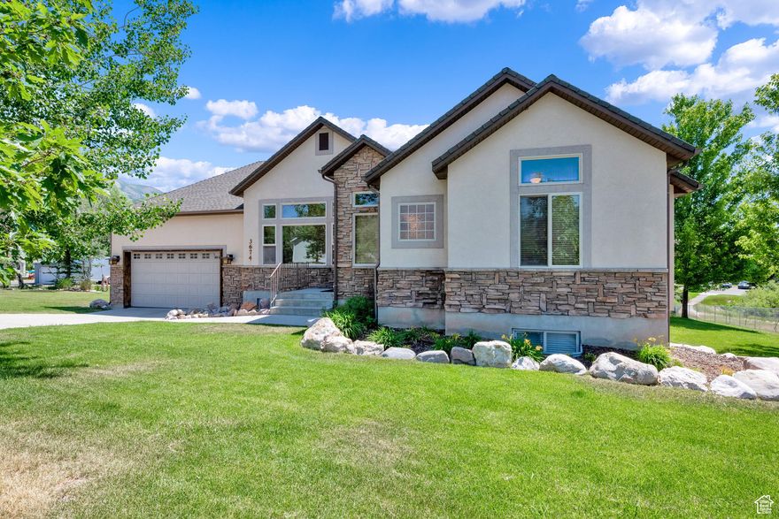 Nestled in the heart of Eden and the Wolf Creek Resort area, this charming, very well cared for home is in excellent condition inside and out due to very little occupancy over the past 20 years. This meticulous home offers lots of natural light in the main living area, a large gathering room with vaulted ceilings adjoining the kitchen/dining area, 3-spacious bedrooms, 2-baths and laundry on the main level. The large, redwood deck on backside of home offers beautiful views of the surrounding mountains and Wolf Creek golf course with plenty of space for entertaining. The home's lower level has a sitting room, a second gathering room and adjoining kitchen, 2-bedrooms, a full bath and plenty of storage areas. Enjoy the convenience of a walk-out slider to the backyard, which could be converted into a second entrance to the home. Patio Springs is part of an HOA with a minimal yearly fee to help with weed control and maintaining a community trail system. Located only minutes from 3 major ski resorts, an 18-hole golf course, miles of hiking and biking trails and so much more for the outdoor enthusiasts. This home is easy to show and it's a must-see to appreciate the condition of the home.