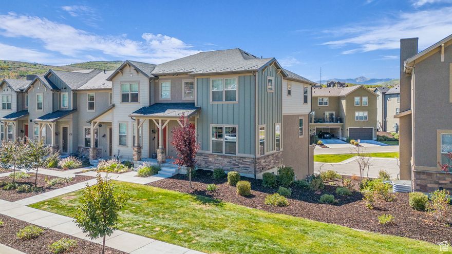 Welcome to your new sanctuary in the heart of never ending adventure! This gorgeous 4 bedroom, 3 and 1/2 bathroom end-unit home offers a peaceful retreat with endless possibilities for outdoor enthusiasts. Conveniently located just minutes from the world-renowned ski resorts of Park City and charming downtown amenities without paying Park City prices. Hiking and biking trails are right outside the door, with Jordanelle Reservoir just a stone's throw away. The HOA is approved for short term rentals, opening the door to a great turnkey investment property! Don't miss out on this opportunity to own a piece of paradise near Park City. Square footage figures are provided as a courtesy estimate only and were obtained from appraisal report . Buyer is advised to obtain an independent measurement.