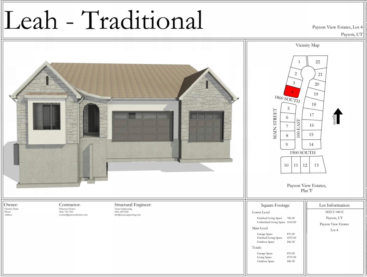 PAYSON VIEW SOUTH - Residential