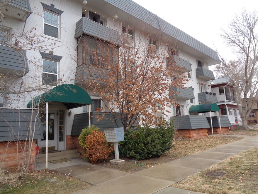 1 bedroom, 1 bathroom, basement apartment in a 14-unit building, plank and tile floors, gas paid, on site laundry, off street parking, window swamp cooler, secured common doors, new fridge Available now to move in  $995 rent $400 deposit  214 South 800 East #7  No pets, no smoking Davidson Realty, Inc.