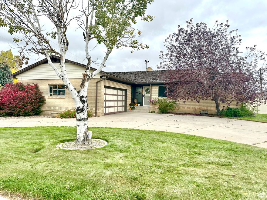 This centrally located gem offers the convenience of single-level living with the bonus of a partial basement for extra space or storage. Enjoy the ease of a 2-car attached garage plus a detached shop/garage-perfect for hobbies, storage, or extra vehicles. The fully fenced backyard is ideal for gatherings, pets, or quiet relaxation. With plenty of parking for all your extras, this home has space for it all. Fall in love with everything this home has to offer! All information is deemed reliable. Buyer is advised to obtain independent information.