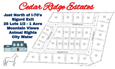 Vacant Land For Sale - #106<br/> Sevier County, Sigurd, UT 84657