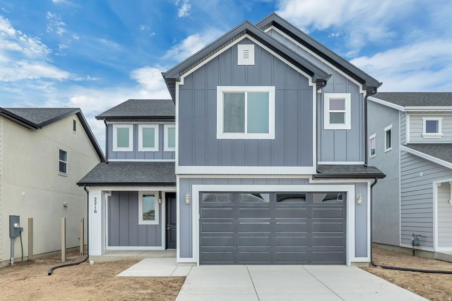 WOW! This GAMBEL OAK plan is complete with 17' ceiling in the great room, beautiful gas fireplace, gas range, soft water pre-plumb for less hassle upon move-in. Move-In Ready: NOW! Community features pickleball courts, dog park, and tot lot playground.
