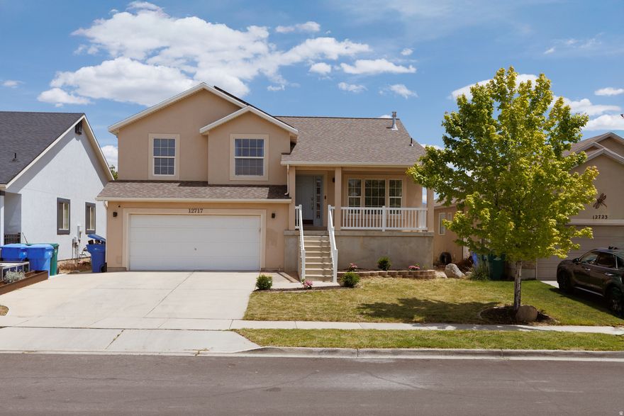 Move-in ready charm in the heart of Riverton. This inviting 4-bedroom, 3-bath home sits just moments from Mountain View Corridor, putting shopping, dining, and easy commuting right at your doorstep. Create lasting memories on spacious decks perfect for outdoor entertaining, and unwind in the relaxing hot tub. Inside, a bright, flexible floor plan supports everyday living and effortless hosting, with low-maintenance touches for easy ownership. Energy-smart upgrades include solar panels with a backup battery and an EV charging station, plus a newly installed roof for lasting peace of mind. All the essentials are in place for turnkey comfort-schedule your tour today!   Key Features: Solar panels with backup battery - EV charging station - Newly installed roof - Hot tub included - Prime Riverton location near Mountain View Corridor, shopping, and dining - Move-in ready with modern, convenient updates,