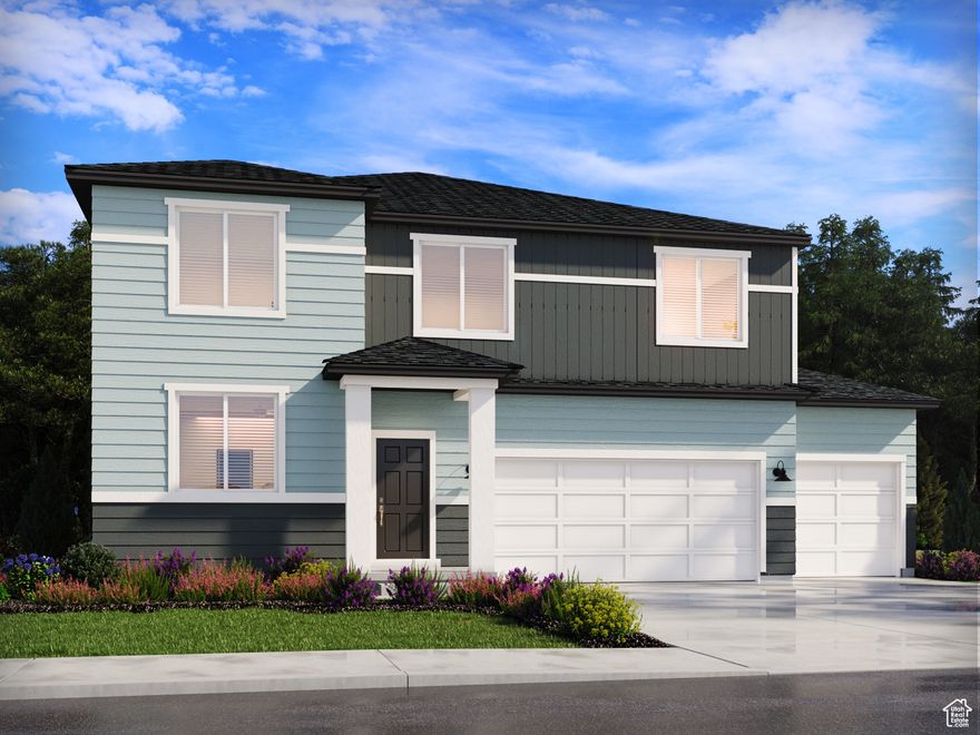 Brand NEW energy-efficient home ready October 2025! This home boasts a beautiful open concept kitchen that leads into the dining and living room. Upstairs, enjoy a spacious loft that's perfect for multipurpose use. Move in ready with washer, dryer, fridge and blinds through out! Unfinished basement included. Total home Approx. sq. ft. 3,662. Located in Santaquin, our move-in ready homes include a washer, dryer, fridge, and whole home blinds. Enjoy a 3 car garage on all homes with walking distance to the elementary school and nearby parks and grocery store, and easy access to the I-15 freeway. All floorplans come standard with spray foam insulation & an unfinished basement. We build each home with innovative, energy-efficient features that cut down on utility bills so you can afford to do more living.
