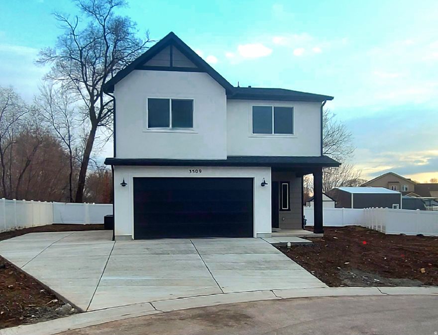 ** To view the home during an "open house" please stop by the model home first.**  The one you've been waiting for!!! Built on the largest lot in Highgate Cove, the Tudor Poplar is one of Alpine Homes' showcase floorplans. Created to offer a little extra space for those who need it, this home features 4 spacious bedrooms, including a luxurious primary suite complete with a generous walk-in closet. The laundry room is conveniently located in the upstairs, making it perfectly situated near all bedrooms. **The main floor's upgraded standard features include 9-foot ceilings, elegant quartz countertops in the kitchen and bathrooms, and soft-close cabinets and drawers throughout. Durable and easy-to-maintain LVP flooring extends through the main floor, bathrooms, and laundry room. **Front yard landscaping, including sprinklers, is included. There is plenty of room for your vehicles as well, with the Built-in R.V. Pad. **Perfectly located in the heart of Roy, you'll enjoy easy access to schools, shopping, restaurants, Hill A.F.B. and I-15 for a smooth commute. Photos may include renderings or images of a similar home. Final construction details may vary. Contact the listing agent for current promotions and more information.