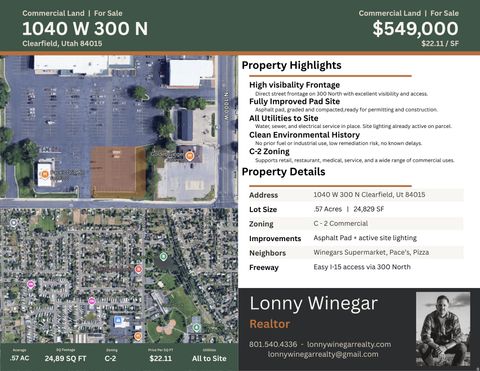 Tiny photo for 1040 W 300 N, Clearfield, UT 84015 (MLS # 2155223)