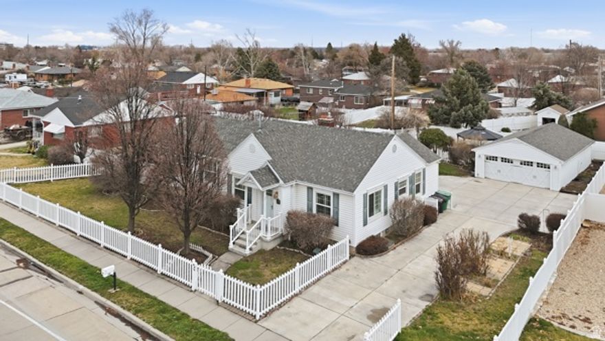 SATURDAY, MARCH 14 1-3 PM OPEN HOUSE -Please JOIN US! (Or, come see it in the meantime!) Murray rambler w/delicate/intricate fashion inside & 2 covered entertaining spaces outside with roomy gardening opportunities. New basement flooring + 2 new beautiful bathrooms! Handy attic storage. Garage can fit 4 cars. Beautifully spacious vaulted main floor large family room with lots of natural light. Great neighbors & can do quick close, if needed. MURRAY is a WONDERFUL place to be! (Add'l info: The spacious family room, a charming addition from 2008, boasts cherrywood flooring & a unique touch w/1 wall adorned in antique features of cherrywood sourced from an historic home in the Avenues. The entire living room is graced by the warmth of old wood, which frames classic quarter sawn oak panel shelving & fireplace, once parts of an old home & church + beveled glass cabinet doors. Upgrades include HVAC/AC 2009/11, pex water pipes 2018 & granite countertops added. The driveway replaced & newer concrete patio + the outdoor sanctuary is perhaps the highlight w/fruit trees, play area & 2 gazebos offering an inviting outdoor area -a perfect gathering spot for family & friends & generously sized 21x39' garage w/ workbench.)