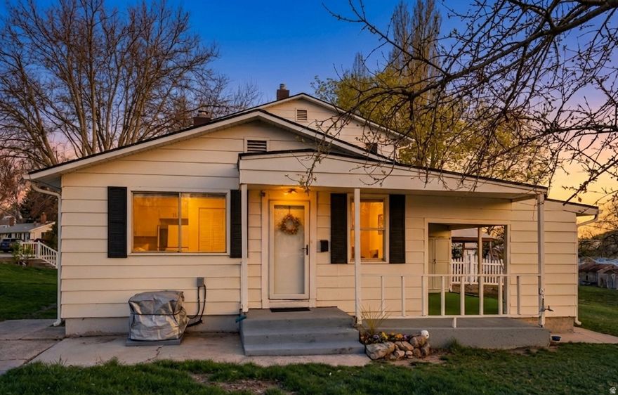 Welcome to this beautifully remodeled 2-bedroom, 1 bathroom-ground level condo nestled in a peaceful, shaded community in Southeast Ogden. Thoughtfully updated from top to bottom, this home offers modern comfort with effortless, low-maintenance living. Step inside to discover a bright, open layout featuring updated laminate flooring, and abundant natural light. The fully renovated kitchen boasts updated cabinetry, sleek countertops, and newer appliances-perfect for both everyday living and entertaining. Both bedrooms are well-sized and complemented by a stylishly updated bathroom with contemporary finishes. The home also includes a washer and dryer for added convenience. Enjoy outdoor living on the spacious covered patio, surrounded by mature trees that provide privacy and shade-ideal for relaxing or hosting guests.  And when you are ready to venture off the property, you are located within walking distance to multiple restaurants and grocery stores, 0.3 miles to Grandview park, 1 mile to Mckay-Dee Hospital, 1 mile to Weber State University and 10 miles to Hill Air Force Base.  Square footage figures are provided as a courtesy estimate only and were obtained from Weber county records . Buyer is advised to obtain an independent measurement.