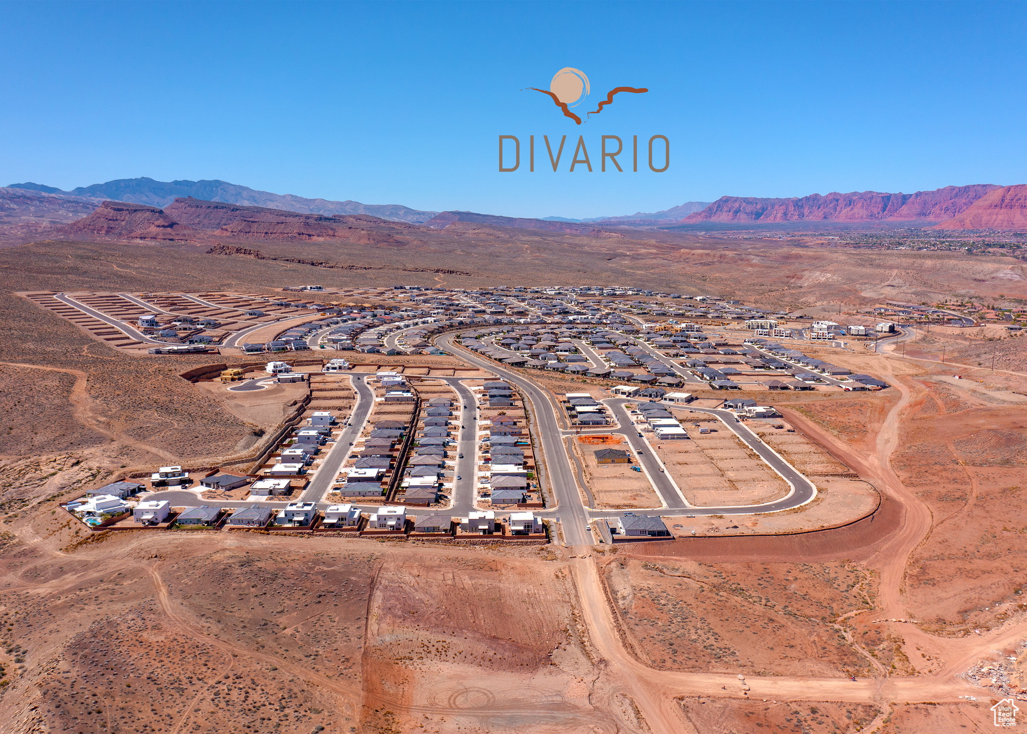 It's all about views. Building lot in Cecita Crest at Divario. Panoramic views in vibrant, new community. Easy access to BLM ground and hiking/biking trails. The 730 acre master planned community is adjacent to 18-hole Sunbrook Golf Course. Divario is surrounded in a picturesque setting with red rock vistas and views of Pine Valley Mountain. Open space in Divario includes natural groomed hiking/biking trails with connections to BLM ground and city planned Divario community park and neighborhood park.