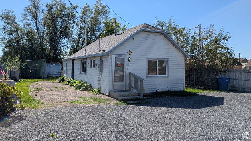 Now available for FHA funding, title seasoned.   Great personal property with very high upside for a strong investment due to its commercial proximity to Wall Ave. Discover comfort and convenience in this beautifully updated 2 bedroom 1 bath home, perfectly located within walking distance from shopping, dining, and everyday essentials. Step inside to find a bright and inviting living space with fresh updates throughout. New roof, new windows, new paint, new flooring, new water heater, and new appliances make this home ready for you to move in and make your own. Great yard space with a shed for storage or workspace and 2 other portable storage garages on sight for any storage needs. All information provided as a courtesy. Buyer to verify all information