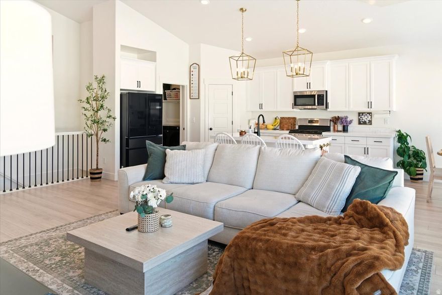 This is your chance to own a new home without having to wait months for it to be built! Built in 2024, only lived in for a few months! Gorgeous open kitchen/family room. Huge master suite, laminate flooring throughout the main living area. Vaulted ceilings, remote control blinds. This house has it all! Basement ready to be completed how you would like! Backyard is ready for sod. Come and make this home yours! It is the perfect home for everyone!