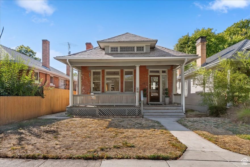 Bring your vision for renovating or rebuilding to this circa 1907 Victorian bungalow near 9th and 9th. From the sandstone foundation to the ornate doorknobs, this home has many original elements, offering an opportunity to restore and enhance the existing structure. Alternatively, you could take advantage of the flat .12 acre lot with alley access to build your custom new home. Either way, build equity in one of Salt Lake City's most highly desired neighborhoods. The home is being sold as-is with the condition already factored into the price.