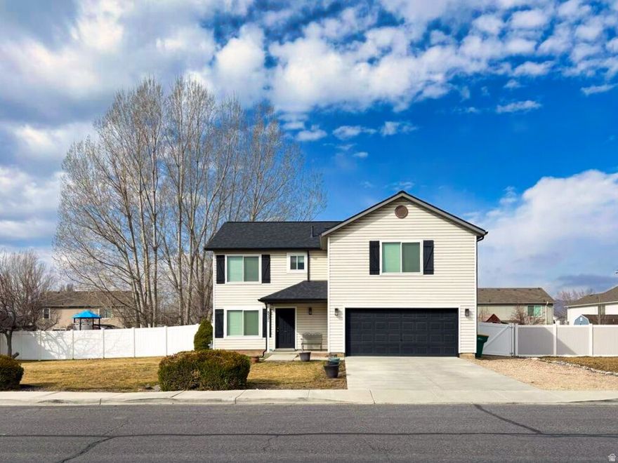 Fantastic 1/3-acre lot home, with no HOA, on a quiet road with no  through traffic, just minutes from Saratoga Springs, Lehi, and multiple nearby parks. Extensive updates include new roof/gutters(2025), and new within the last 3 years: furnace, A/C, tankless water heater, water softener, radon mitigation, carpet, and epoxy garage floor. With 3 generously sized bedrooms and a bonus loft space upstairs, you have options to really make this home your own. Fully fenced backyard with three large mature trees that provide excellent shade. Don't miss out on a house in a great established neighborhood with mature trees, and all major systems upgrades recently completed.