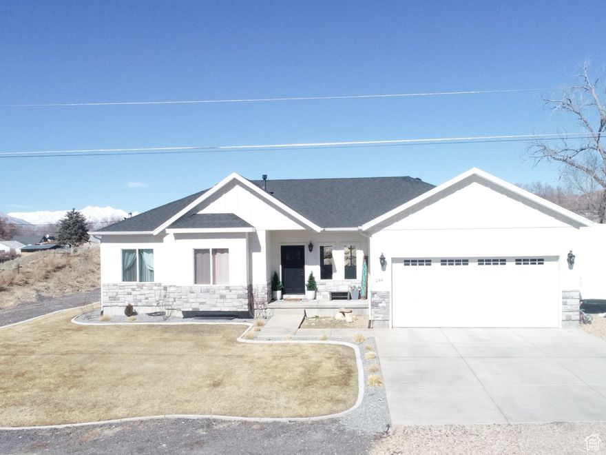 Price Reduced! Come and enjoy this beautiful 6 Bedroom home nestled in a quiet neighborhood. Enjoy the views of the Sanpete mountains while being only minutes away from endless fun. With beautiful kitchen cabinets. gas stove, gas dryer hookups.  It has insulated walls in the primary bedroom, bathroom, laundry and mechanical room,  insulation in the flooring, upgraded memory foam padding in the carpet, R19 insulation in garage walls and ceiling.  With a  24x18 shed in the backyard to store your toys. Come check out this amazing find! Showing needs at least a 2 hour advance request. Square footage figures are provided as a courtesy estimate only and were obtained from county records . Buyer is advised to obtain an independent measurement