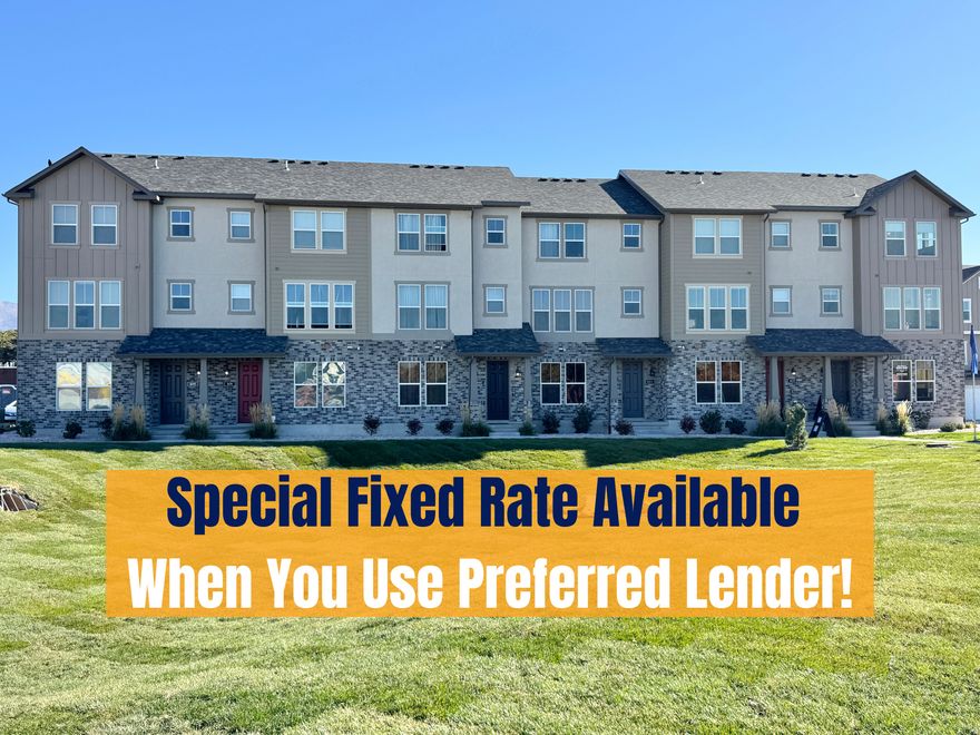 Stylish layout with 2 primary suites upstairs and a finished flex room for a 3rd bedroom or office. Features an open main floor, quartz counters, and modern finishes. Near a park, Hill AFB, I-15, shopping, and Lagoon. Qualifies for the $20K Utah Housing Grant + great Incentives if you use our preferred lender! Schedule your showing today!