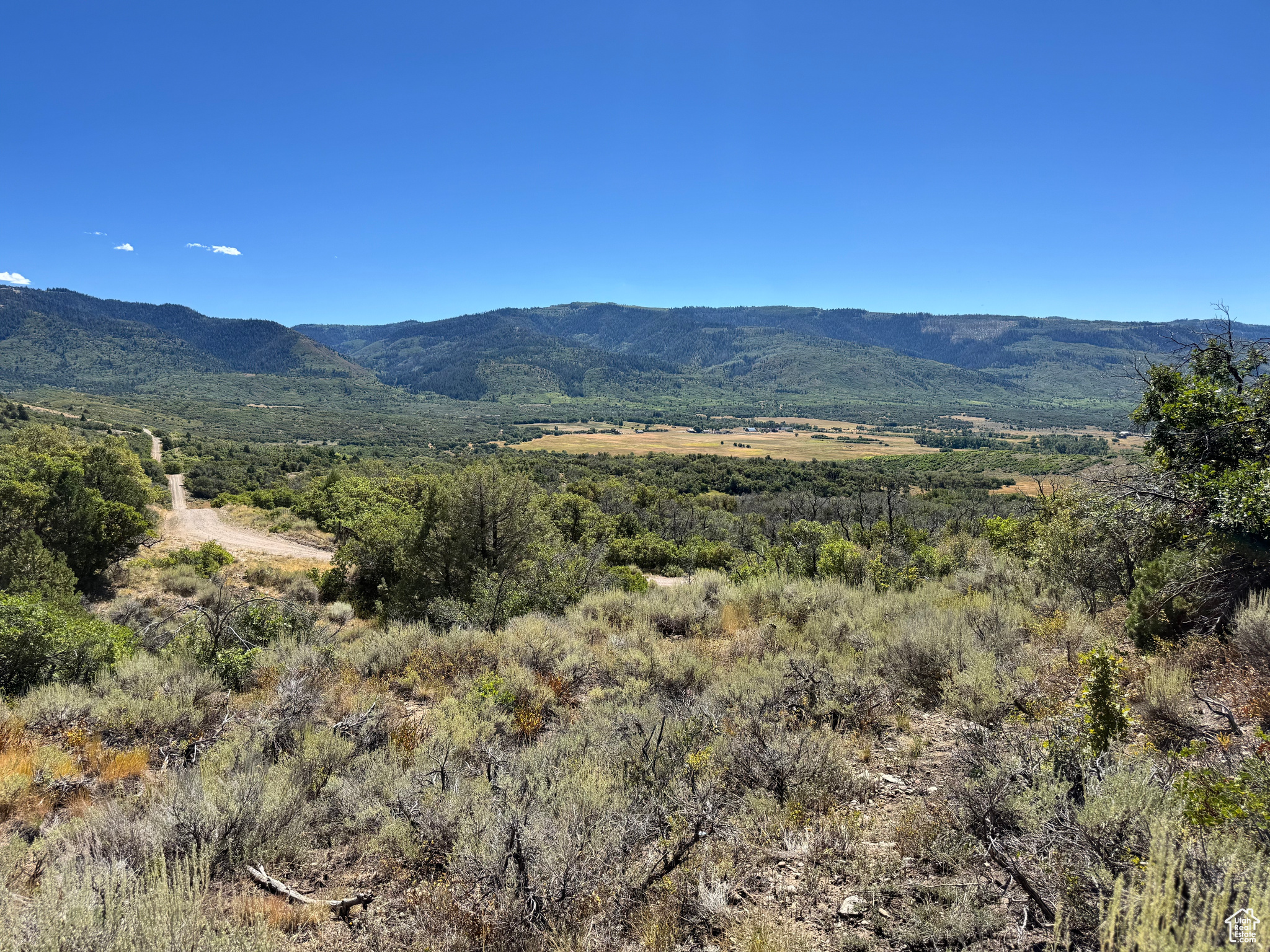 Charming 5-Acre Lot with Stunning Views Imagine waking up to breathtaking valley views and the peace of nature right outside your door. This beautiful lot offers the perfect setting for your dream home, vacation retreat, or weekend escape. With road access from both the top and bottom, you'll enjoy convenience and flexibility. Just one hour from Lehi, this 5-acre property is full of charm and endless potential-ready for you to make memories. Driving Directions - take a left when the pavement ends on Meadow view drive, take the next right on Southridge Rd, turn left onto Storm Mountain Dr, take next left onto Mountain Hollow Dr, start up hill and take a left onto Storm Mountain Drive. You will begin descending the hill and you will follow right to Valley View Drive or You can access the property from going straight on Mountain View Road until you you take a left of paradise road. You can can access property from both Valley View from the top or It maybe better to access from the bottom of the property of off Paradise Road. *** DO NOT GO UP Black Hawk Mount Estates Road ***