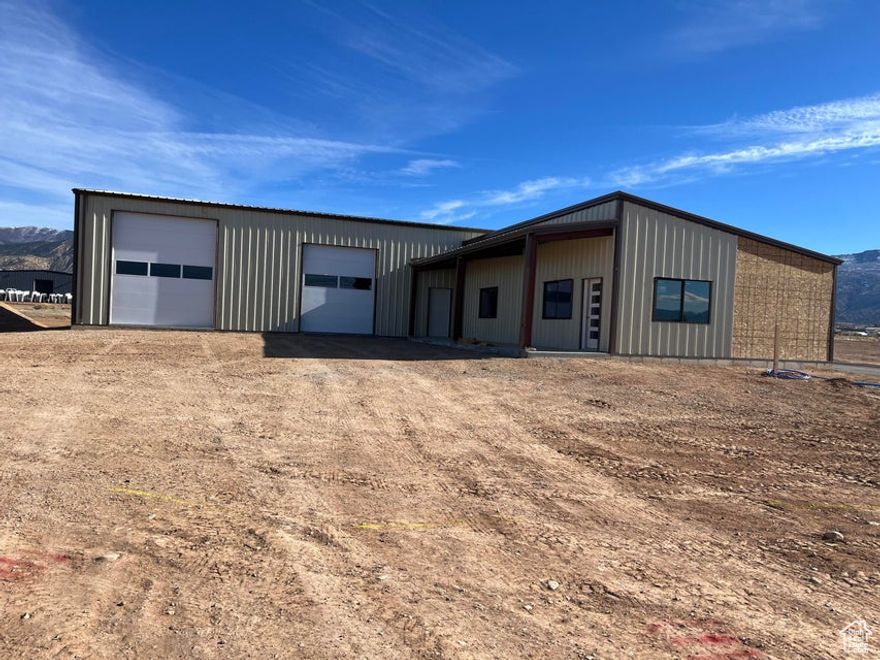 Prime Industrial Property with Strategic Location. Warehouse 3000SF, office 1000SF, two overhead doors, 12X14 and 10X12. Zoned I&M, interior can be customized. Ceiling height 16'. Flexible layout, suitable for manufacturing, storage, or distribution purposes. Currently Under Construction. Completion date 4/30/25. Near the Cedar City Airport, I-15, Hwy 56. Owner/Agent. Taxes are land only.