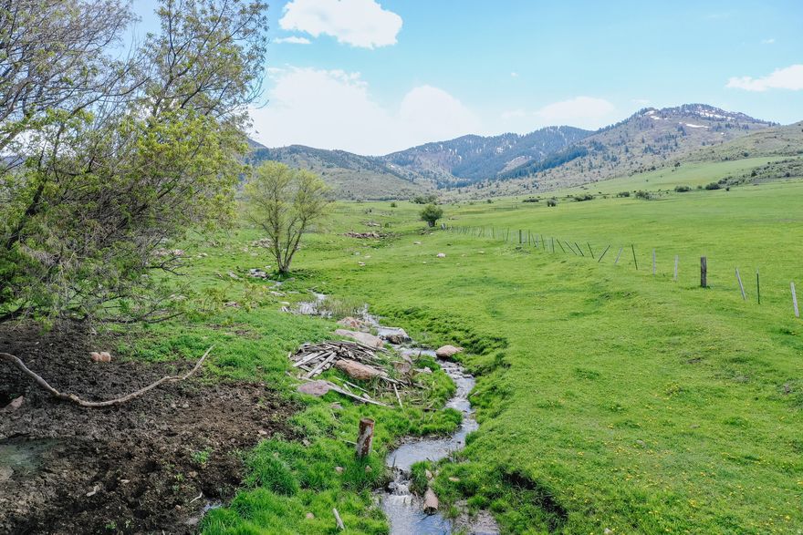 This picturesque ranch (Angles Rest Ranch) sits in the Mink Creek area of Franklin county at the base of south canyon. Easy access to thousands of acres of forest service property and hundreds of miles public trails and roads. Own your own piece of heaven. The quaint 3 bed 2 bath farmhouse sits at the bottom and gives you views of the entire 265 acres. Birch creek canal runs through the property and the ranch owns shares to water the pasture below the ditch Click on the virtual tour for a link to the interactive 3D map.