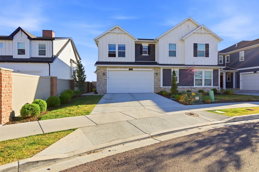 Immaculately kept, previous model home with many builder upgrades. 5 min to fox hollow golf course, 10 min to hiking + mountain biking trails, Murdock canal trail is right behind home, private backyard with stone wall, landscaping front and back yard maintained by HOA, mountain view surround the home front and back, only neighbors on one side, very close to parks, highland gardens, automatic humidity sensors in full bathrooms, zoned HVAC system seller upgraded both thermostats to google nest learning thermostats, added racks in garage for storage ($1,500), high end water  filter and water softener + ROS water under kitchen sink (cost $5,600) , seller will leave tv mount and under tv wall mounted cabinet in front room, window shades included if any excluded items are desired seller open to conversation.  Square footage figures are provided as a courtesy estimate only .  Buyer is advised to obtain an independent measurement.