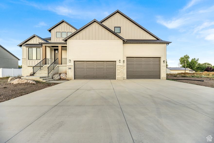 Ready Now! Stunning Custom Two-Story Home in the Heart of Farr West This expansive custom-built 4-bedroom, 2.5-bathroom home offers luxury and comfort at every turn. With a spacious great room, a chef-inspired kitchen, and a massive 6-car garage, this home is designed for modern living. Expect high-end upgrades throughout, ensuring that every detail meets your needs. Nestled in a prime location. Enjoy all the beauty and outdoor recreation that Farr West has to offer, with no HOA to worry about. Come see for yourself and envision living in your dream home!