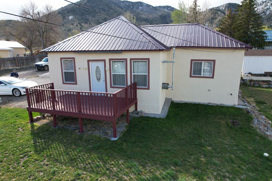 Totally redone down to the studs in 2021 this home has all the convenience, comfort and style of a new home but still has the 1888 charm from when it was originally built! Come see how great it is in Eureka! You will love all the features this homes offers you! With over 1600 square feet on the main level that includes a beautiful kitchen, spacious family room with tall ceiling and pellet stove, dining, laundry, 4 bedrooms & 2 bathrooms. New plumbing & electrical! Metal roof, double pane windows, modern central heating. 2 electric Air conditioners that work great! Granite countertops, upgraded flooring and lighting. Great storage with basement room (not counted in square footage), shed, and detached garage! Tons of car/RV parking. Better home prices, traffic, air, & stars out in Eureka! Great access to riding trails and outdoor activities. Only 30 minutes to Little Sahara Sand Dunes! 25 Minutes to Santaquin I-15. Improve your lifestyle today and get this one before it is gone.