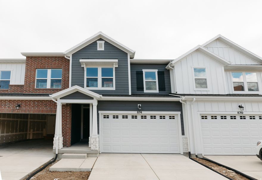 Discover the perfect blend of convenience and comfort with your new townhome! Enjoy the perks of multi-story living and a two-car garage, without the upkeep of a single-family home. Plus, you'll love the community amenities: a clubhouse with a gym, a large pool, and pickleball courts. Located in the fast-growing Highridge at Mt. Saratoga, a master-planned community with future parks, trails, and open spaces. Reach out to today for more information or to set up a visit to the community!