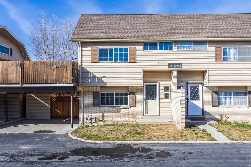 AGENTS SEE REMARKS & ATTACHMENTS! Discover exceptional value and comfort in this beautifully updated town home, located just off Redwood Road with quick access to dining, shopping, and freeway access.  Brand new renovation featuring new windows, fresh paint, updated flooring, new kitchen with stainless appliances this end-unit home features a unique, spacious layout filled with natural light.  Check out the two outdoor living areas, a patio on the ground floor with an oversized private deck above the attached 2-car garaged, perfect to enjoy mountain views! Windows throughout are brand new, and and improved insulation makes this home comfortable year-round. With covered parking, excellent location, and HOA-maintained landscaping and snow removal, this home offers the perfect blend of comfort, convenience, and quality updates at an unbeatable price. Schedule your showing today!  Square footage figures are provided as a courtesy estimate only and were obtained from county records. Buyer is advised to obtain an independent measurement. All information is deemed reliable and provided as a courtesy only. Buyer/ Buyer's agent to verify all. AGENTS SEE REMARKS - REQUIRED ADDENDUM!