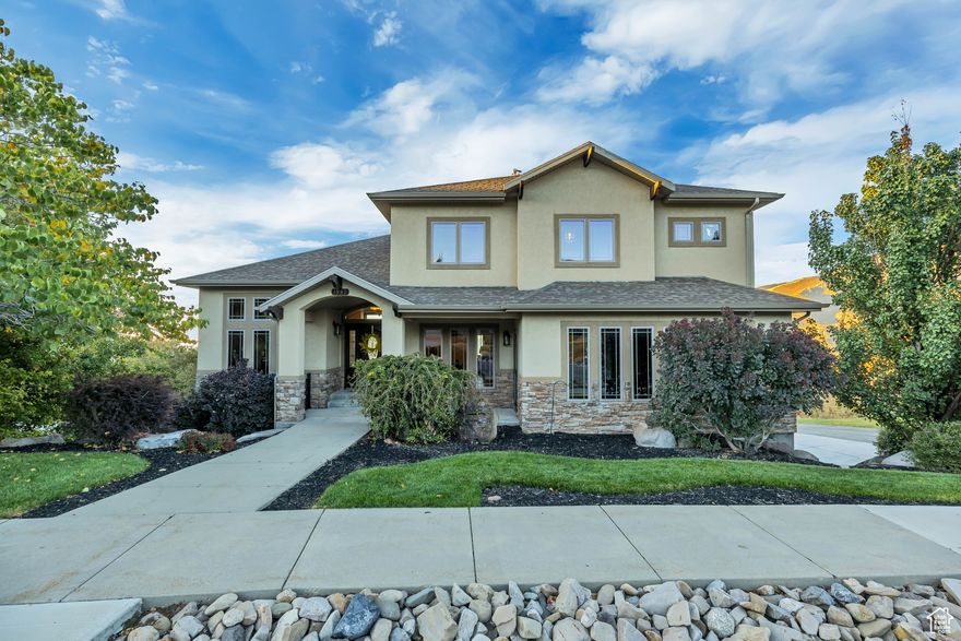 Soak in breathtaking mountain and valley views from this stunning 2-story home in the highly sought-after Suncrest subdivision. Designed for both style and comfort, the home features new carpet throughout, rich hardwood flooring,  an abundance of windows that flood the space with natural light, two spacious decks for outdoor entertaining  and the gourmet kitchen is equipped with Viking appliances. Enjoy access to incredible community amenities including a pool, clubhouse, gym, internet, basic cable and scenic hiking and biking trails offering the perfect blend of luxury, nature, and active living. Square footage figures are provided as a courtesy estimate only and were obtained from an appraisal. Buyer is advised to obtain an independent measurement.