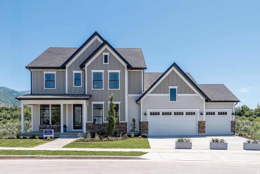 OPEN HOUSE SATURDAY 12:00-2:00. Views, Views, Views! MODEL HOME for sale! This home is built on over 1/2 acre of property bordering one of the last gully locations in East Layton. Step right out your door onto the Kayscreek Trail. Entertain family and friends with the 12-foot glass slider leading to the private covered deck where you'll likely see deer or fox wandering through natures open space right in your own backyard. Let's not forget to mention the huge 5 CAR GARAGE. Kitchen features quartz countertops and an 8-ft island ideal for meal prep and entertaining. Tranquil primary retreat with spa-like bathroom including stunning tiled SuperShower. Finished walk-out basement with 9-ft ceilings continues with large windows and beautiful views. Located in the sought-after Eastridge Park community, surrounded by city parks, trails, lifestyle amenities, and highly regarded Davis School District schools. Don't miss this rare opportunity! Only 7 minutes to shopping at Station Park and just an easy 30 minute commute to downtown Salt Lake City. MATTERPORT TOUR AVAILABLE.