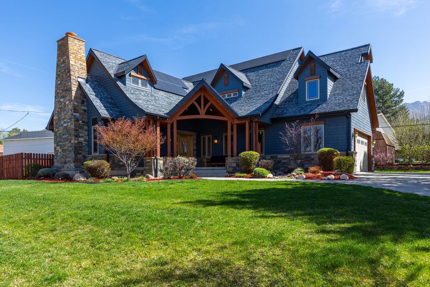 **Major price drop** This stunning east Holladay home has an unbeatable location. Offering over 7000 sq ft with 6 spacious bedrooms and 7 bathrooms-including 5 en-suite bedrooms! The main kitchen offers cherry cabinetry, quartz countertops, and beautiful hardwood floors throughout.  Equipped with premium Viking appliances, making it a dream for everyday living and entertaining. Fully finished basement expands your living space with a full kitchen, private gym, bunk room, and an exceptional entertaining area.  Additional highlights include a private driveway, laundry rooms on every level for ultimate convenience, and valuable upgrades such as solar panels, new   roof (2022) and a high-efficiency furnace and A/C (2023).  This home truly has it all -space, luxury, and thoughtful design in a fabulous location.