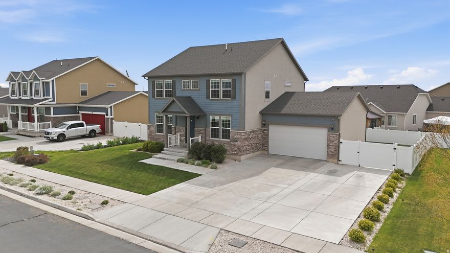 Nestled in a quiet Syracuse neighborhood, this sunlit 5-bedroom, 3.5-bathroom home perfectly balances timeless comfort with meticulous upgrades. The main level features a formal living room and a flex suite ideal for a dual home office, while the covered deck is ready for summer laughter and birthday parties.  The detail-oriented buyer will appreciate the mechanical reliability of a brand-new water heater and high-efficiency HVAC with a built-in air purifier. The renovated basement includes a secondary laundry room primed for a future kitchenette, offering incredible flexibility.  Enjoy elite connectivity to the Davis Corridor and I-15, plus walkability to schools and direct proximity to paved trails. With an extended RV pad and integrated security, this home is a rare Syracuse find. Schedule your tour today!