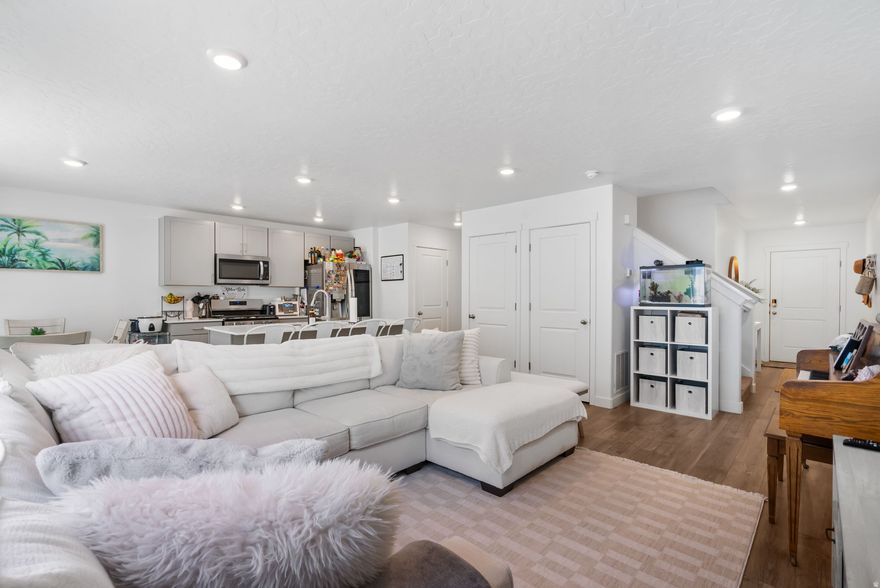 You'll LOVE this spacious, functional Northshore townhome offering the perfect blend of comfort with room to grow in unfinished basement.  With over 2,000 sq ft, this 3-bedroom, 2.5-bath home features a thoughtfully designed layout with all bedrooms and laundry conveniently located upstairs. The primary suite includes two closets, providing ample storage and a true retreat feel.   The main level offers an open, inviting living space, while the unfinished basement is ready for your vision-whether you're looking to add additional living space, a home gym, or increase long-term equity. Step outside to enjoy a private, fully fenced backyard, ideal for relaxing, entertaining, or pets. Located in the desirable Northshore community, residents enjoy access to top-tier amenities including a pool, clubhouse, playgrounds, dog parks, and walking paths. Conveniently situated near shopping, dining, and entertainment at Pioneer Crossing, with easy access to major routes for commuting. This home offers the space you need now plus room to grow into the future.