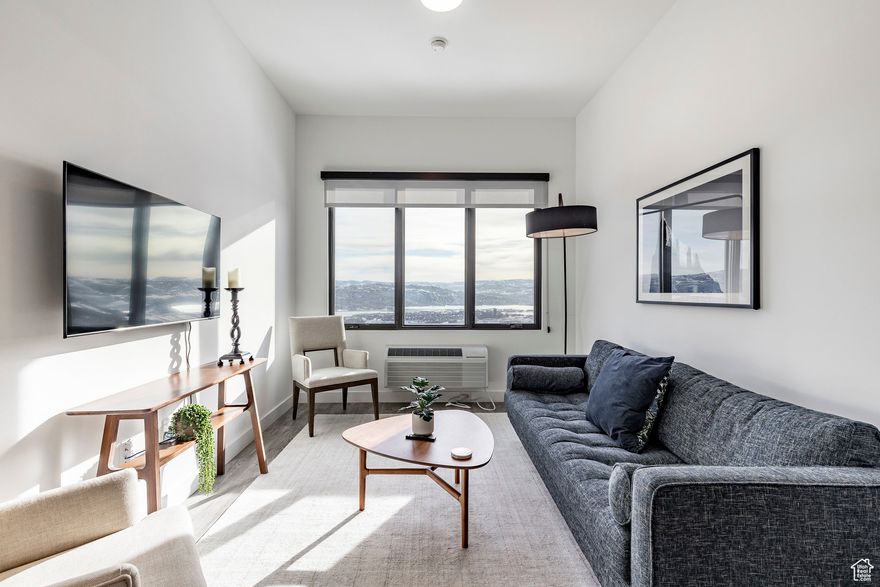 This bright and spacious 1-bedroom unit is ideally located on the top floor of the Baton building at Pioche Village, situated near the heart of the Deer Valley's East Village. Ski into Pioche Village and soak in the community's amenities that include hot tubs, oversized gym, ski lockers, bike storage, and lounge areas. Ski out via Deer Valley shuttle that stops steps from the Pioche Village, taking you directly to the Jordanelle Gondola. Designed with an open-concept floor plan, this unit maximizes space and functionality, offering plenty of room for both a cozy living and dining area. Families will love the kids' playroom and game rooms, while pet owners will appreciate the convenient dog wash station. With both long-term and short-term rental options available and an on-site property manager for seamless service, this condo offers the perfect blend of comfort, convenience, and investment potential. The purchase of this residence requires a purchase of a deeded parking spot in the Baton building garage, it will be conveyed on a separatebillof sale for $30,000.