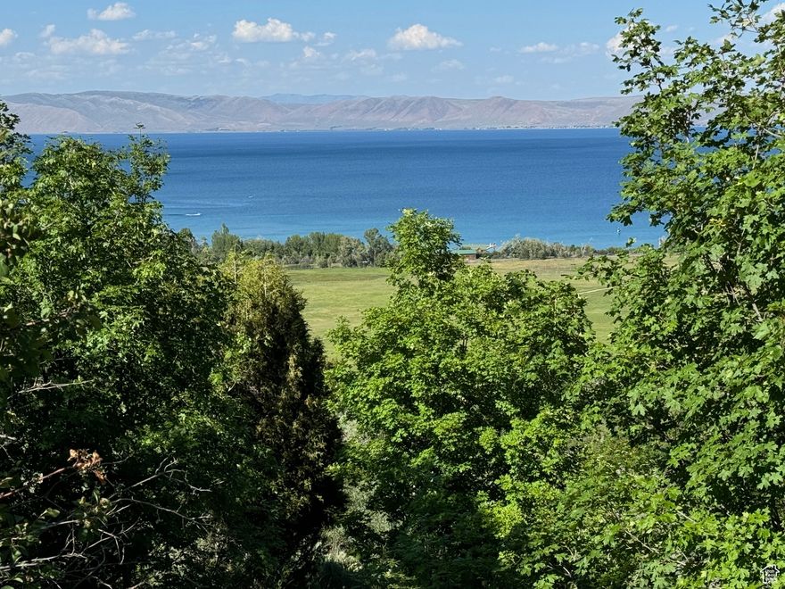 Amazing beautiful Bear Lake VIEW on one-acre building lot with trees in Swan Creek Village, a gated community about a mile to Bear Lake Marina and beach access.  Only a couple miles to the hub of Garden City for food and more fun!  No short-term rentals.