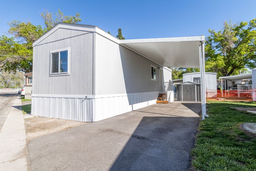 Brand-new 2025 mobile home in a highly desirable 55+ community! One resident must be 55+ and the rest of the household must be 18+. This is currently the only brand-new 2025 home available, a rare opportunity to own a completely new home in an established and welcoming community. The home has never been lived in and comes with central air conditioning, modern finishes, covered parking, and a storage shed.  Seller is very motivated and even including the furniture currently in the home to make the transition easier for the new owner. Seller is also offering an incredible incentive equivalent to 6 months of free lot rent/HOA payments applied every other month during the first year. Seller financing options may also be available, ask for details! Community approval is required prior to contract acceptance and closing. Buyers are encouraged to contact Park Management directly regarding community requirements, lot rent, rules, and approval process.